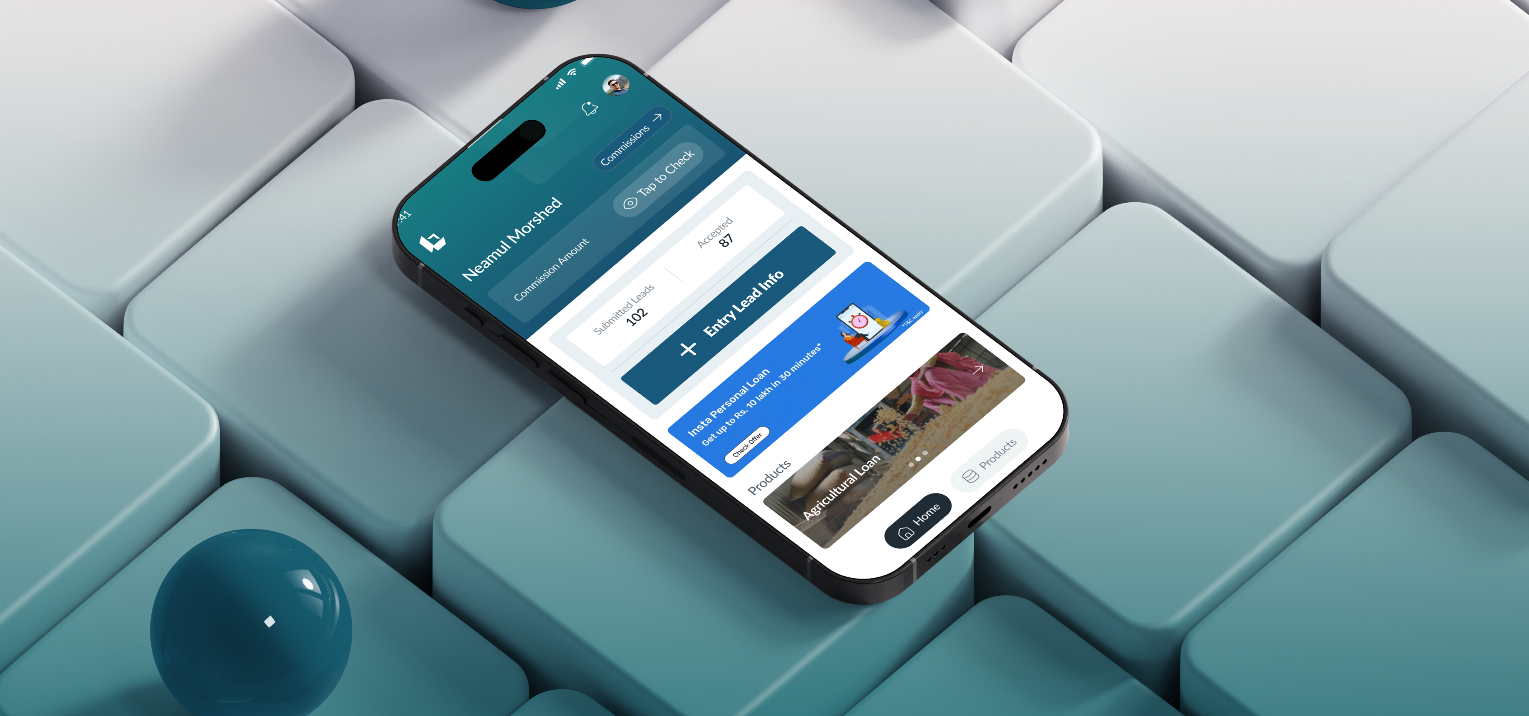 Leady mobile app case study
